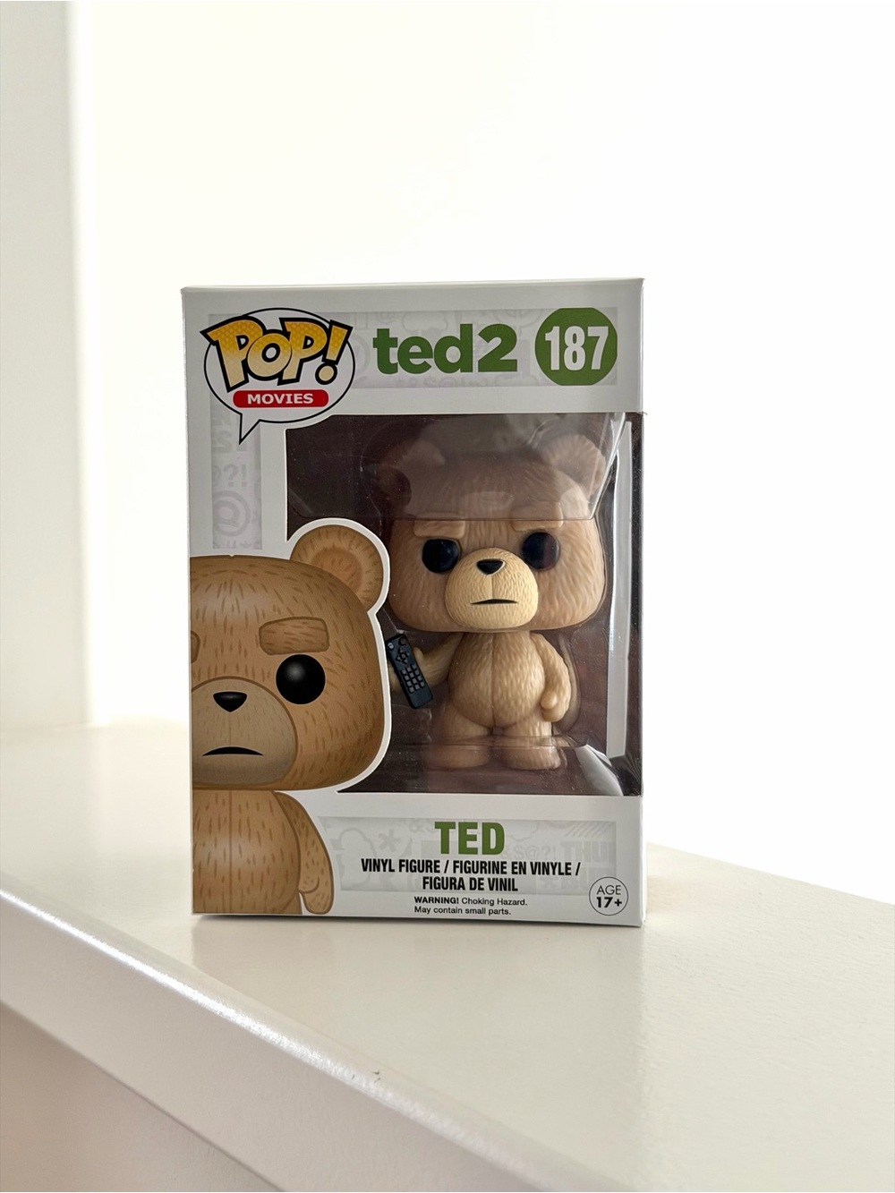 Funko Pop! Movies Ted 2 Vinyl Figure - Tan, Black, Green Accents